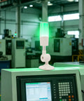 Plug And Play USB 3 Color Stack Signal Tower Light With Buzzer For Industrial Control And Remote Status Alerts, 5V USB Powered, PC Compatible Indicator For Machinery, Automation, And Factory Monitoring on CNC machine