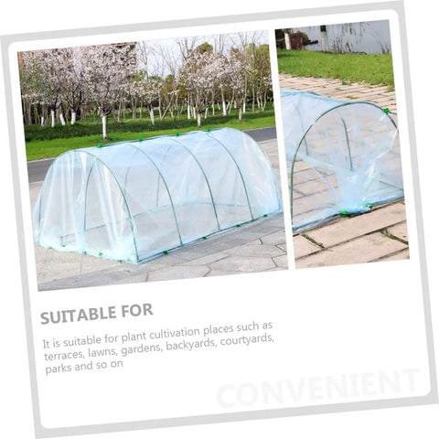All In One Outdoor Flower Greenhouse Cover Kit With Sturdy Plastic Brackets Weatherproof Plant Shelter For Vegetables And Succulents Includes Shade Cloth And Insect Netting Transparent Design For Easy Viewing
