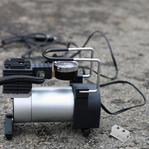 Multi Port T Type Pneumatic Air Manifold Block 2 Way 4 Hole Compact Gas Distributor beside air compressor