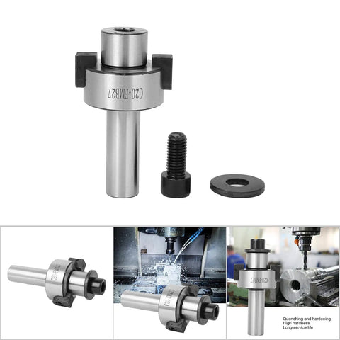 High Speed CNC Tool Holder HSS Milling Chuck Accessory With 30,000 RPM Capacity And 0.003 mm Precision For Lathes And Machining Centers Built Tough With Hardened Construction And Multi Machine Compatibility, HSS steel chuck with 20 mm shank and clamp bolt