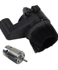 Dust Shoe Cover For 80mm CNC Spindle Up To 2.2kW With Brush Vacuum Attachment shown with vacuum brush attachment
