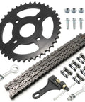 Heavy Duty Rear Sprocket 40 Tooth 90 Link 420 Chain Kit For Mini Bike Replacement Fits Coleman CT200U BT200X CT200U-EX And Baja Motorsports MB165 MB200 196cc 6.5HP Built Tough Durable And Easy Install