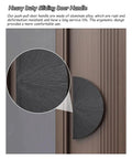 Half Moon Door Handles For Barn And Glass Doors Dope Double Sided Push Pull Handle Gold Easy Install Aluminum Alloy Anti Rust Ergonomic Grip For Single Door black half-moon handle on glass and wood door