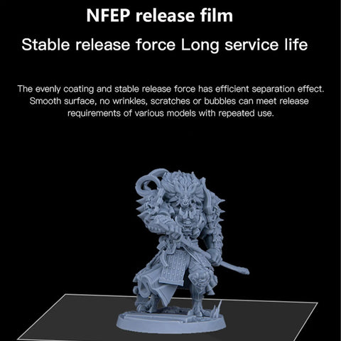 Top Shelf nFEP PFA Release Film For Resin 3D Printers 220X310Mm Hassle Free Swap Bottom Membrane Upgraded Classic Fep Sheet With Legit Smoother Prints And Rock Solid Durability For Mighty 8K Systems