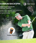 Golfer using 60 Degree Golf Sand Wedge For Right Handed Players With CNC Milled Grooves And Unique Face Texture for bunker shots.