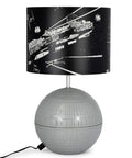 Death Star 3D Touch Lamp USB LED Desk Light With Printed Death Star Shade, 14 Inch Tall, 8 Inch Diameter, Touch Activated Night Light