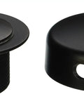 Innovator Push Pull RB Bath Drain Oil Rubbed Bronze No Screw Design Quick Install 1.865 Inch Thread 2.75 Inch Flange