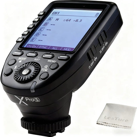 Sony TTL Wireless Flash Transmitter With XPro-S Upgrade, 1 8000s High Speed Sync, shown with large LCD and control buttons.