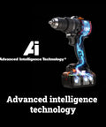 Beast Mode Cordless Drill Driver With Brushless Motor 20V showing advanced technology and compact design with metal chuck.