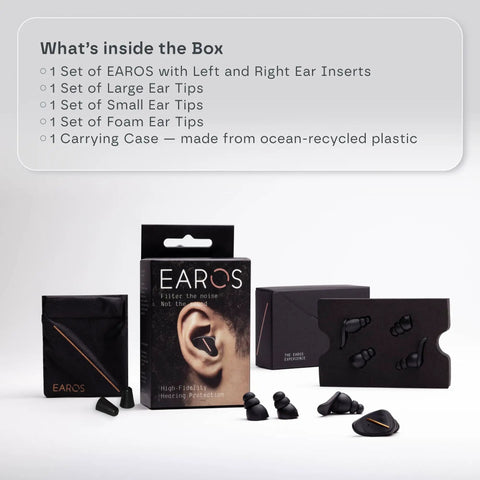 Dope High Fidelity Reusable Musicians Ear Plugs For Festivals And Live Shows with packaging and accessories displayed