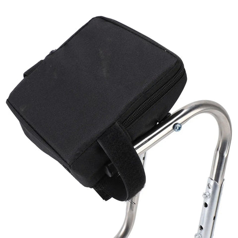 Side view of Knee Seat Garden Tool With Ergonomic Kneeling Bench Pro Grade Stainless Steel Frame Portable Kneeler Seat