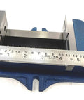 Workhorse Self Centering Vise For Drilling And Milling Machines, Fixed Base, 50 Mm Jaw, Hardened Jaws with ruler measuring width