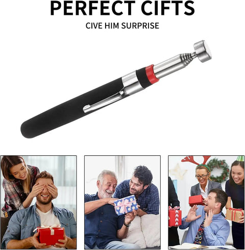 Telescoping Magnetic Pickup Tool With 5 Lb Pull Extends To 30 Inches heavy duty magnet, ideal gift for garage and DIY tasks