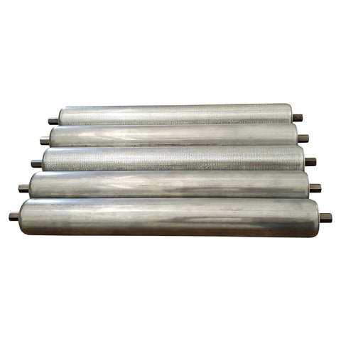 Heavy Duty 1.9 Inch Diameter Conveyor Roller 15 Inch Length 5 Pack Galvanized Steel Workhorse For Belt And Material Handling