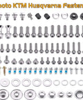 Beefed Up Bolt Kit For KTM And Husqvarna Dirt Bikes Off Road Euro Models 2 Stroke And 4 Stroke OE Style Parts Fits SX F EXC XC XC F