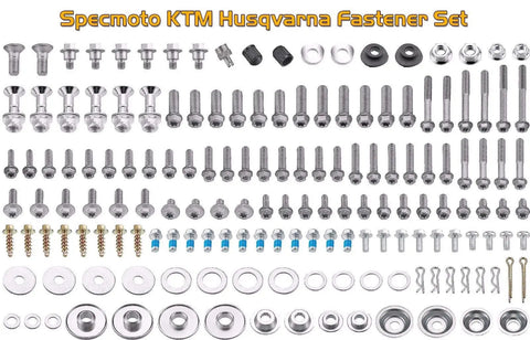 Beefed Up Bolt Kit For KTM And Husqvarna Dirt Bikes Off Road Euro Models 2 Stroke And 4 Stroke OE Style Parts Fits SX F EXC XC XC F