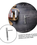 Heavy Duty Industrial Premium Grade Stainless Steel Retractable Indexing Plunger Pin with Spring Loaded Grip on workbench.