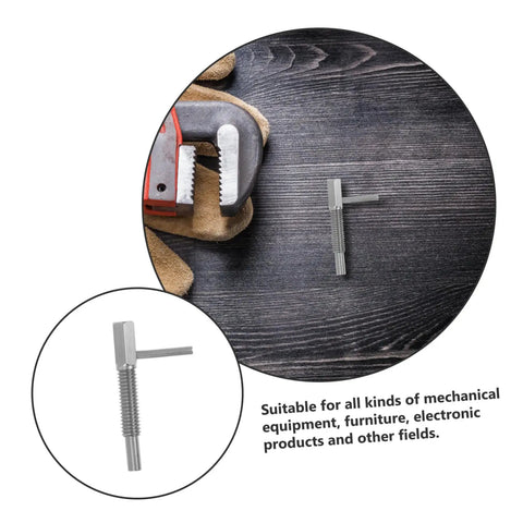 Heavy Duty Industrial Premium Grade Stainless Steel Retractable Indexing Plunger Pin with Spring Loaded Grip on workbench.