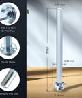 PVC Pipe Reamer For Half Inch Fittings, Drill Driven Reaming Tool With Inside Cutter And Hub Remover showing dimensions and details.