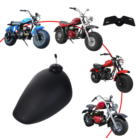Durable Fuel Tank Replacement For Baja Tiralmaster Massimo MB200 And Mini Bike Lineup Hawg Ty 196cc Serengeti Puma Yukon Trail