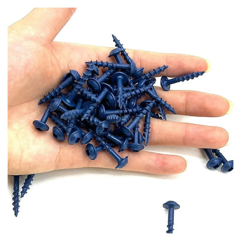 Go To 100 Piece Pocket Hole Screws Set For Woodworking, Coarse Thread, Square Drive, Washer Head in hand