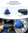 Six Inch Wheel Hub Resurfacing Kit With Polisher And Drill Adapter For Do It Yourself Auto Rust Removal Clean Rust Dirt And Corrosion