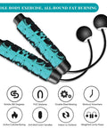 Weighted Cordless Jump Rope For Fitness No Tangle Ropeless Rope For Crossfit Boxing MMA WOD Training High Speed Skipping In Narrow Space