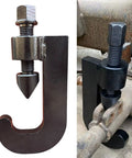Beefy Truck Tie Rod End Removal Tool For Drag Link Ends CrV Steel Fully Heat Treated Built To Handle Adjusting And Removing Tie Rods On Most Trucks Semi Trucks And Buses Easy Disassembly Of Jammed Tie Rods on truck tie rod end