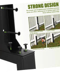Heavy Duty Fence Post Repair Stakes Ground Spike Anchor Kit Weather Resistant For Quick Installation And Rock Solid Fence Support In Garden Backyard Patio And Yard Two Pack with installation guide.