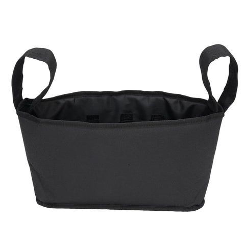 Empty black Golf Push Cart Accessory Bag With 12 Pockets, Multifunctional Storage Organizer For Most Push Or Pull Carts, Universal Fit