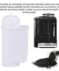 8 Pack Replacement Water Filters For Siemens Eq Series And Bosch Vero Coffee Machines With Premium Activated Carbon for fresh brews.