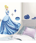 Totally Cinderella Glamour Peel And Stick Giant Wall Decal For Princess Room By RoomMates 29 Inch Wide By 40 Inch High Removable