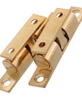 Beefy Heavy Duty Copper Ball Door Catch Latch Set for Cabinets and Doors Stainless Steel Roller Ball Mechanism Marine Grade for Closets