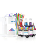 Electric Countertop Snow Cone Maker For Summer Hangouts Hella Awesome Slushie Machine with syrups, cups, and straws.