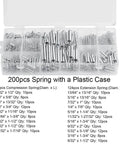 Check Out This Awesome 200 Piece Spring Kit With 20 Solid Sizes For All Your Gadget Fixes And Diy Projects Featuring Easy Storage Box That Lets You Grab The Right Compression Or Extension Springs Fast. 200pcs springs in plastic case