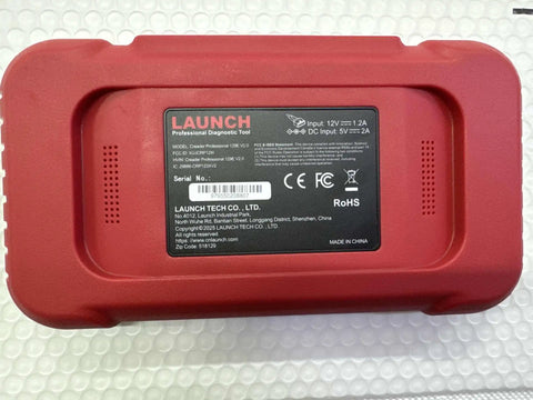 Back view of CRP129E V2 Elite OBD2 Scanner Diagnostic Tool All In One 12 Service Resets AutoAuth For FCA ABS SRS Transmission Engine