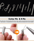 360 Piece Heavy Duty Pin Kit For Trailers Tractors Trucks Mowers And Farm Equipment Built Tough With Hitch Pins R Clips Hair Pins