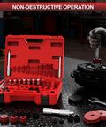 43 Piece Bearing Press Kit With Bearing Race And Seal Driver Set for Professional Seal Installation and Bearing Pressing in use