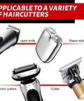 Two Pack Hair Clipper Oil Lubricant For Clippers And Trimmers, Smooth Glide Formula shown applicable to various haircutters.