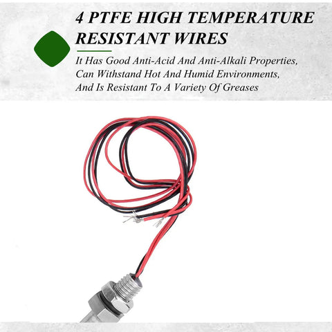 Stainless Steel Double Ball Float Switch with PTFE high temperature resistant wires for water level control in tanks and pools