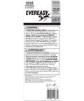 Top Shelf Cr2032 3V Lithium Coin Batteries 10 Pack for safety information and usage instructions on back packaging.