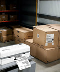 Bluetooth Thermal Shipping Label Printer For 4x6 Labels, Wireless Sticker Printer for Shipping Packages in a warehouse