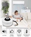 Brushless 280V Fan Motor For Air Conditioning, 20W, 1300RPM, 0.1A in a living room setting with family relaxing