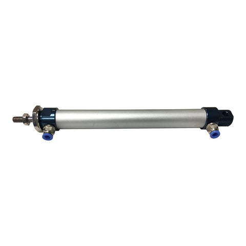 One Inch Bore Three Inch Stroke Double Acting Pneumatic Cylinder With Aluminum Body And Fittings Built For Tough Jobs And Smooth Reliable Operation In Industrial Automation