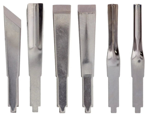 Power Chisel Handpiece Kit for Woodworking with Forward-Only Motor, Pro Grade Six Chisels and Pre-Sharpened Cutters AKHK550 plus A-KC503, A-KC504, A-KC505, A-KC509, and A-KC510, H50C Gouge Style, Ideal for Detail Wood Carving Projects
