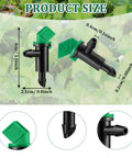 60 Piece Drip Emitter Flag Drippers For Trees And Shrubs 4 GPH Irrigation System Pack Green Durable Plastic Product Size