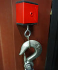 Ceramic Fishing Magnet With Eyebolt For Heavy Duty Retrieval And Magnetic Pickup Tool 100 Lb Pull Strength on metal door