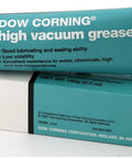 Dow Corning high vacuum grease tube, 5.3 oz, turquoise label; NSF certified, with its box