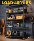 Heavy Duty Expanding Stem Casters With Roll Like Butter Rubber Wheels Set Of 4 for Wire Shelving supporting 400 lbs load.