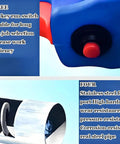 Beefy 1500W Electric Auger Conveyor with auto overheat protection showing close-up of red switch and stainless steel feed port.